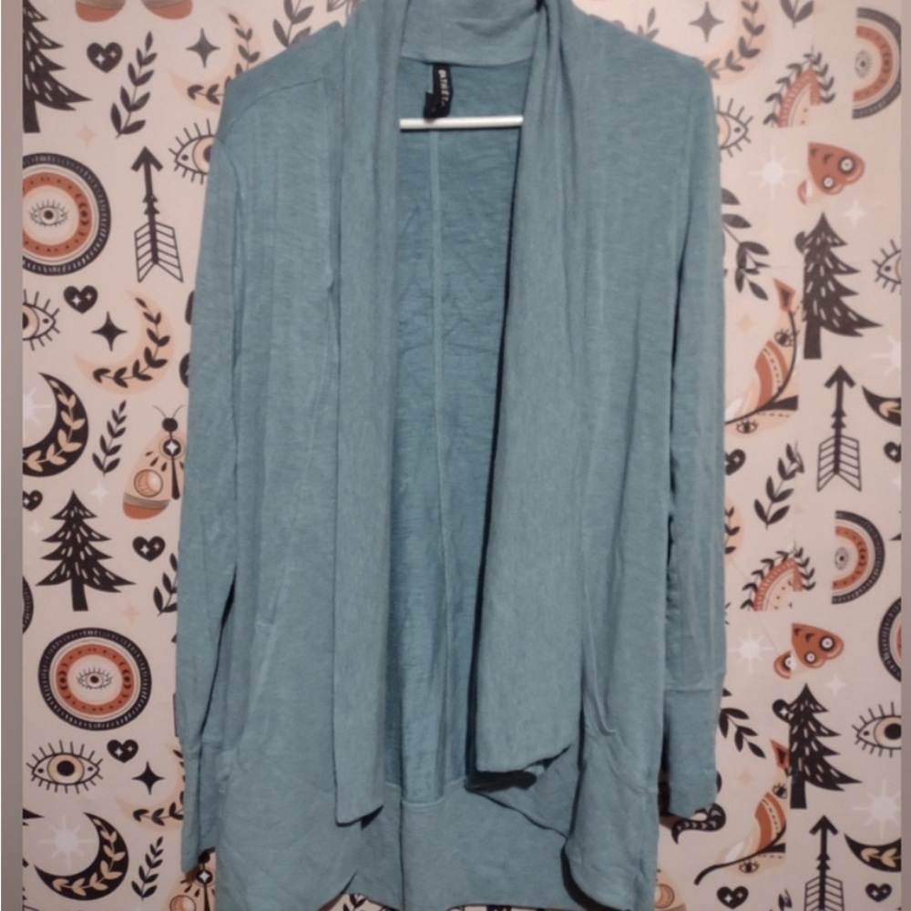 Athleta Soft Blue pranayama wrap